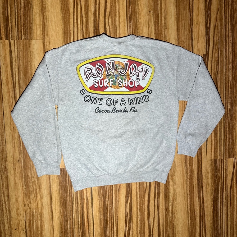 Ron Jon Surf Shop With Hawaiian Dancer Crewneck Sweater
